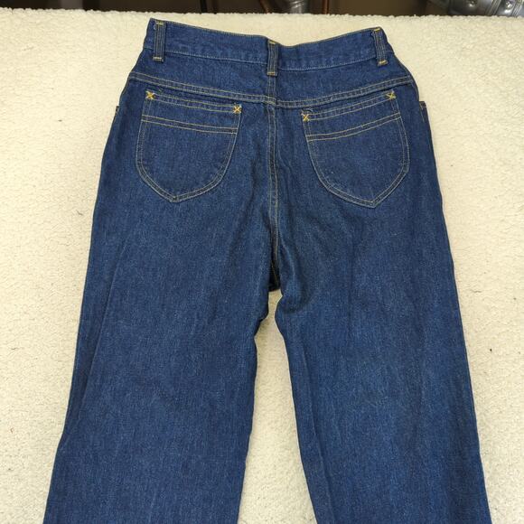 Vintage Sears Jeans High-rise Straight Leg Women's 14 Modern Size 8 Rigid Denim - Picture 5 of 9